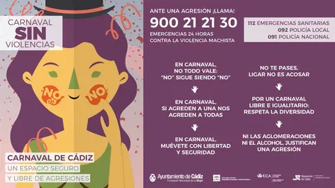 carnaval cadiz no es no
